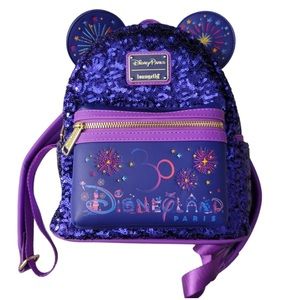 Loungefly Disneyland Paris 30th Anniversary Mini Backpack